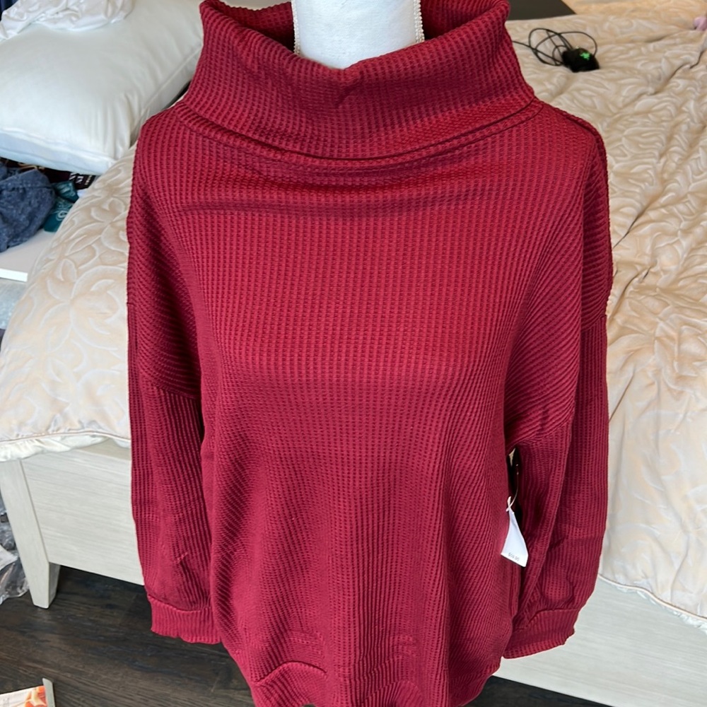 Gap Waffle-knit turtleneck